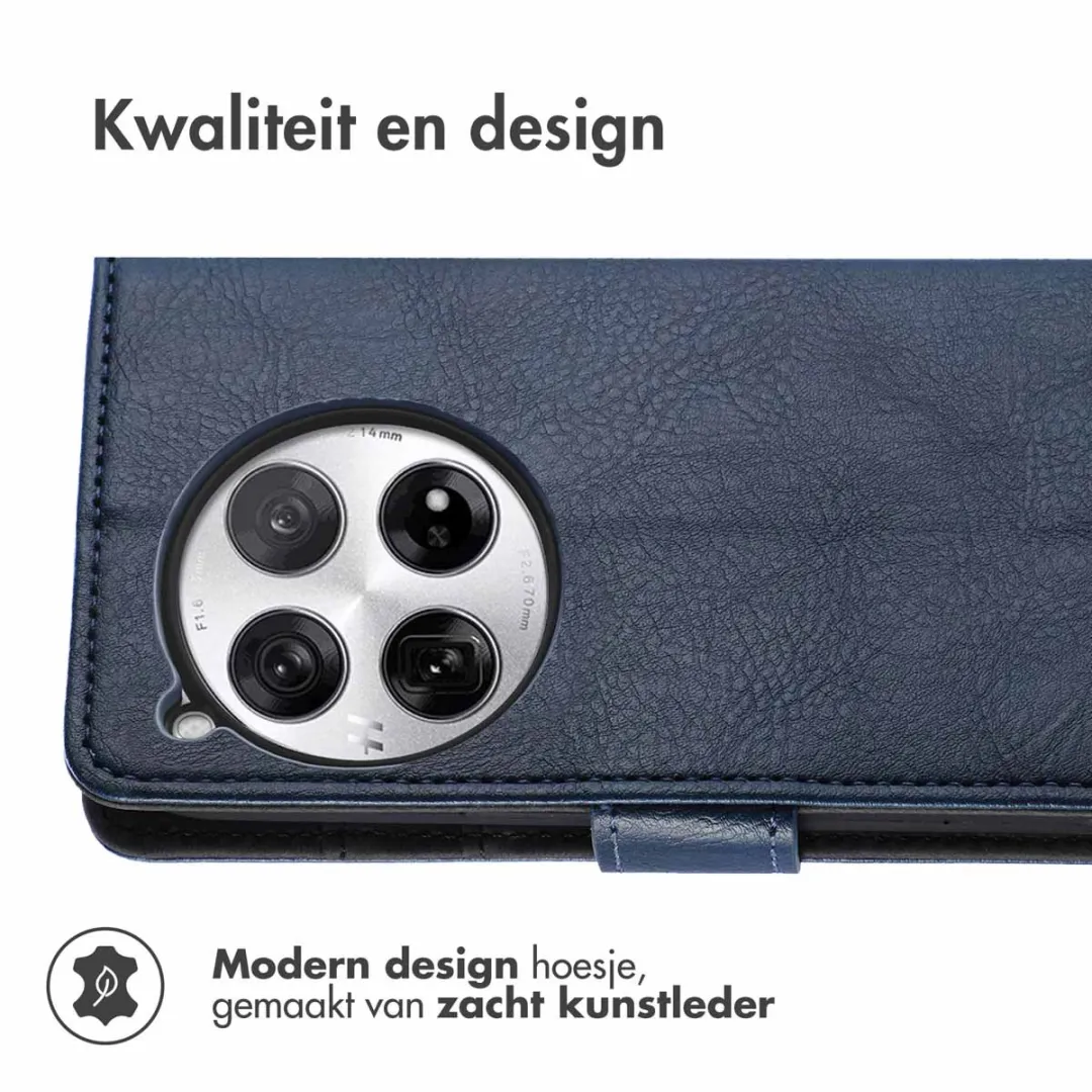 Imoshion Hoesje OnePlus 12 Donkerblauw - 3 Pasjes