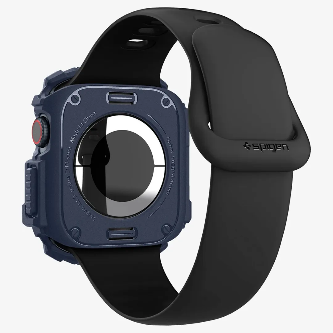 Spigen Rugged Armor Apple Watch 10 46mm - Marineblauw
