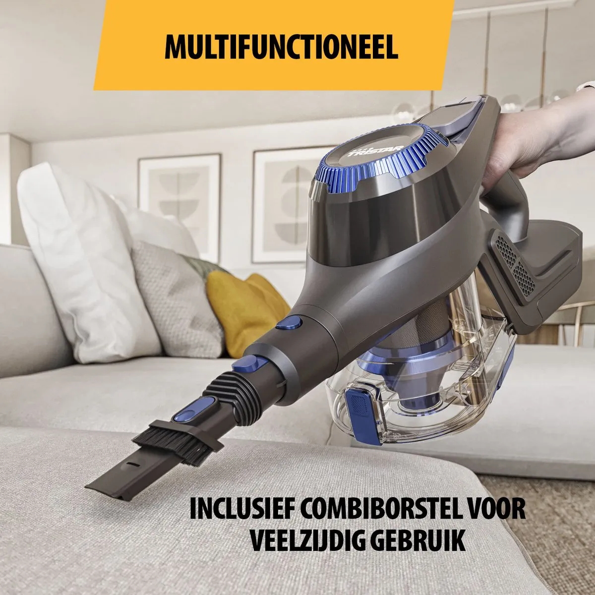 Tristar SZ-2390 Draadloze Steelstofzuiger 250W - Zwart