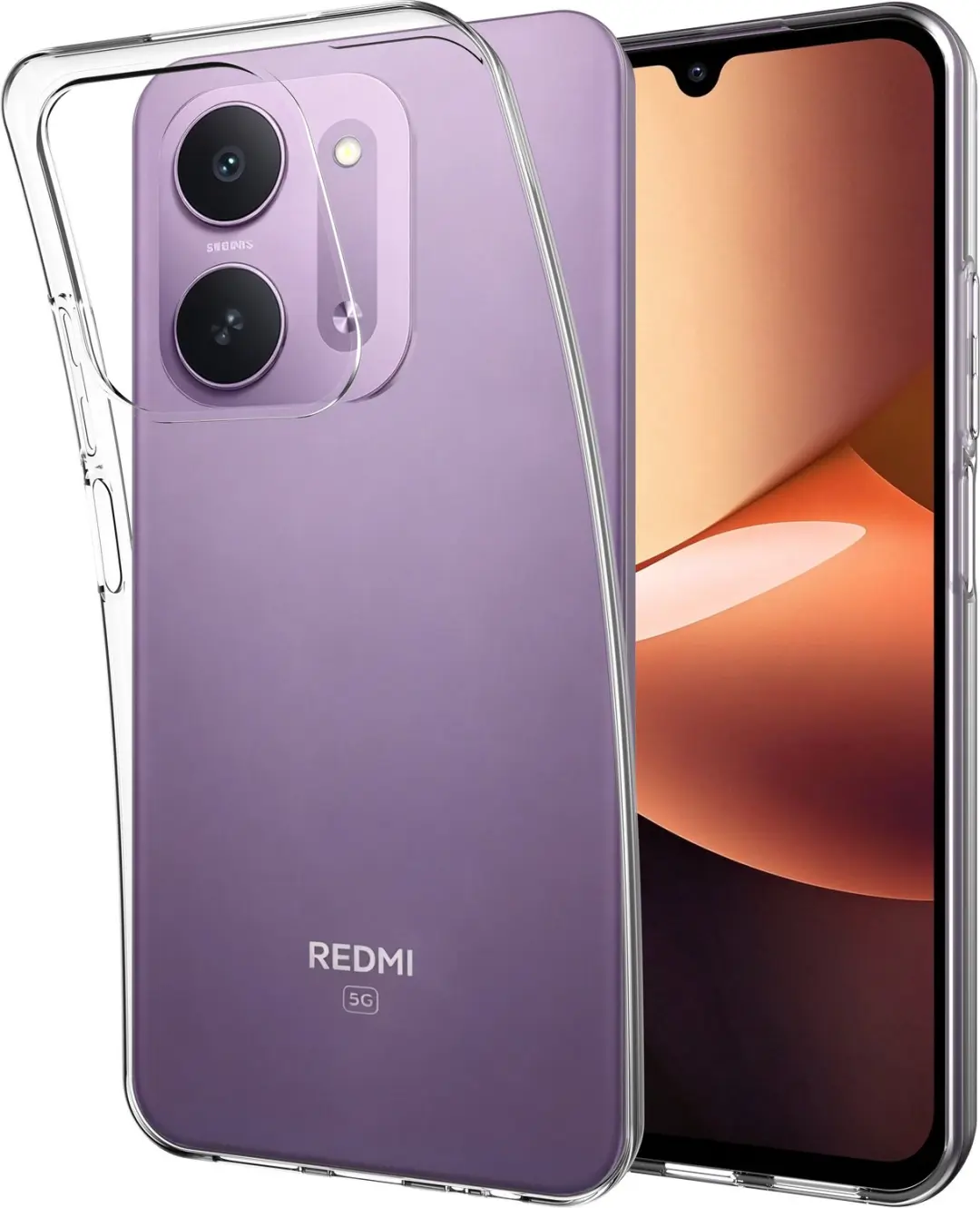 Just in Case hoesje geschikt voor XiaomI Redmi 17C (5G) Hoesje Siliconen