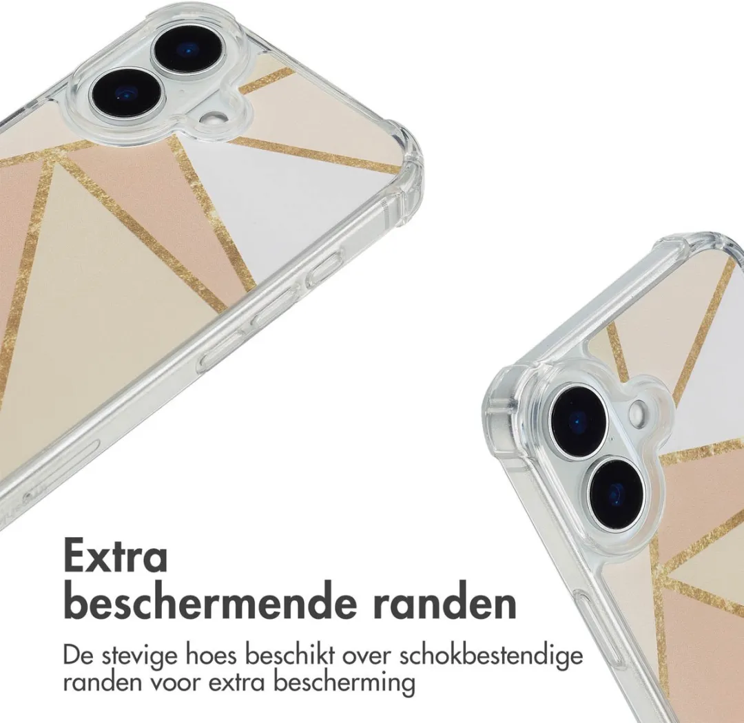 Imoshion iPhone 16 Design Hoesje - Beige Graphic - afbeelding 4 van 6