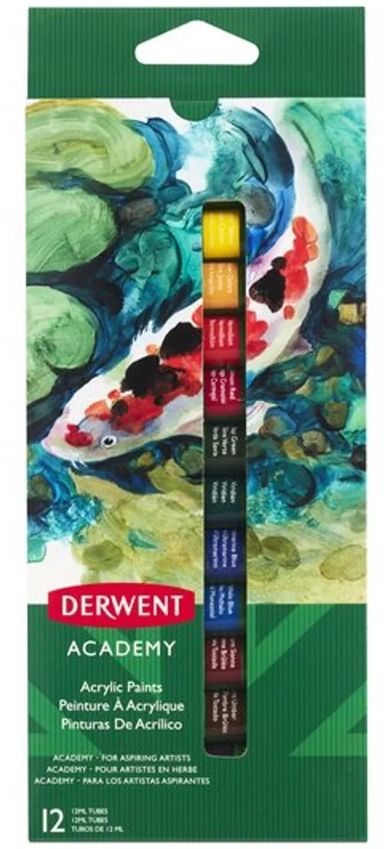Derwent Academy Acrylverf Tubes 12ml
