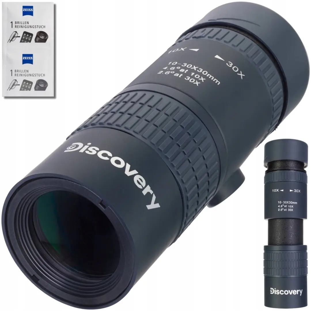 Discovery Gator 10-30x30 Monokijker met Zoom & Zeiss Reinigingsdoekjes