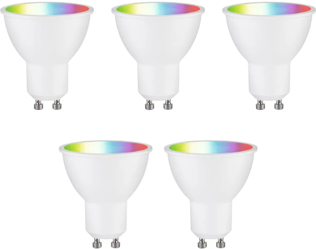 Paulmann LED Reflector GU10 RGBW Set 5x4,8W - 5 Stuks