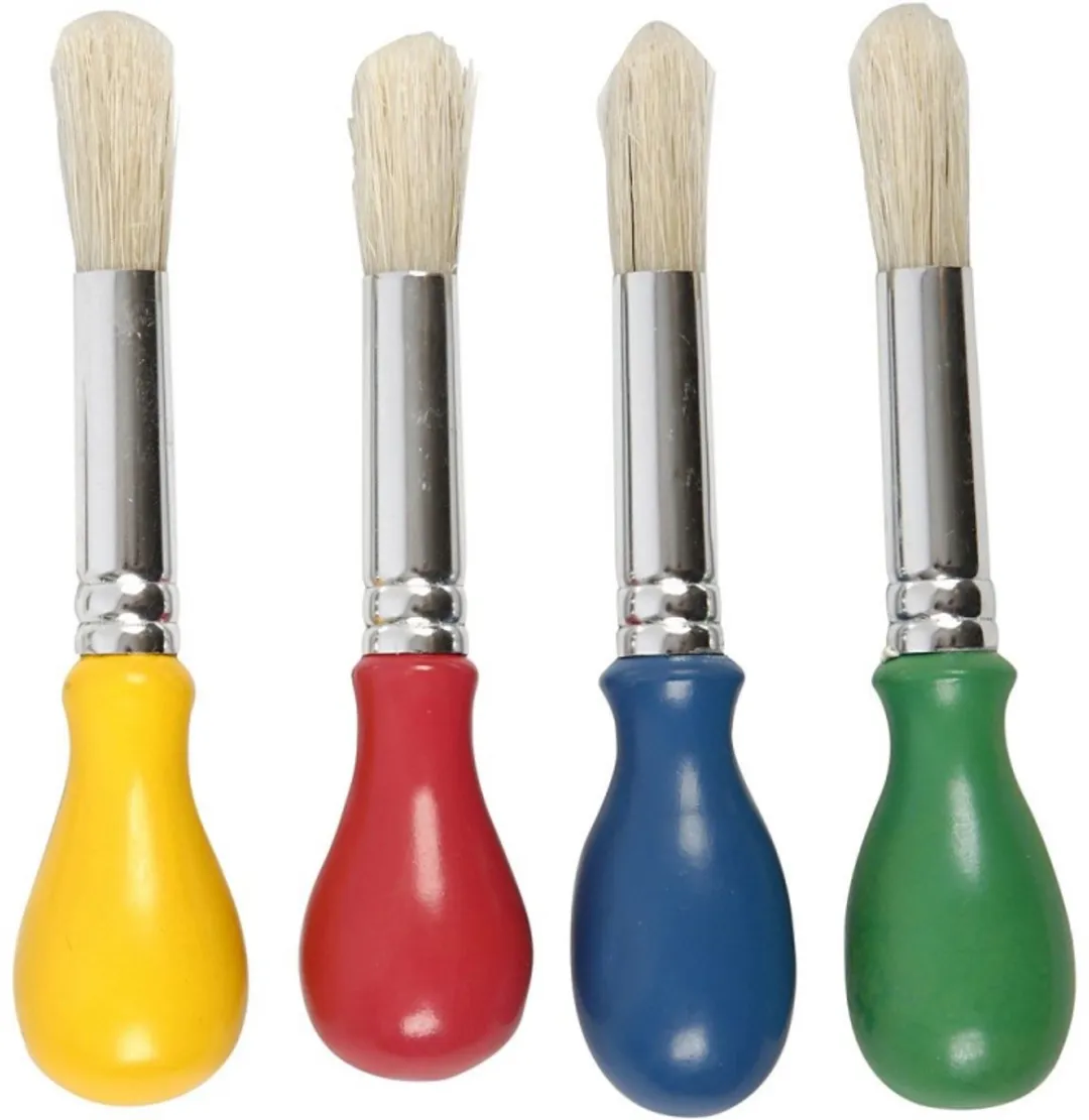 Creativ Company Kinderkwasten Set Kort en Rond
