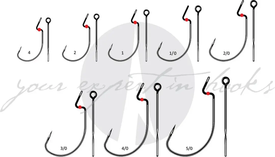 VMC Cheboo Offset 7318NE Haken - Maat 1 - afbeelding 2 van 2