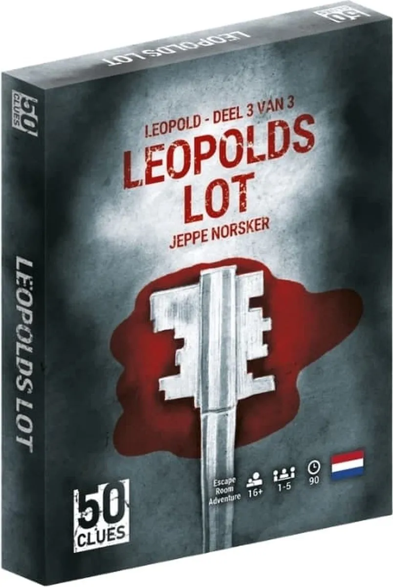 Geronimo Games 50 Clues Het Lot van Leopold Escape Room Spel - 5 Spelers