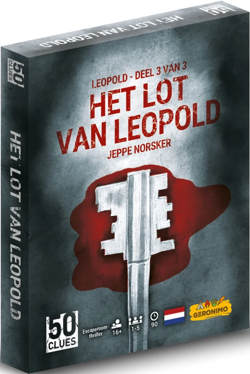 Geronimo Games 50 Clues Het Lot van Leopold Escape Room Spel
