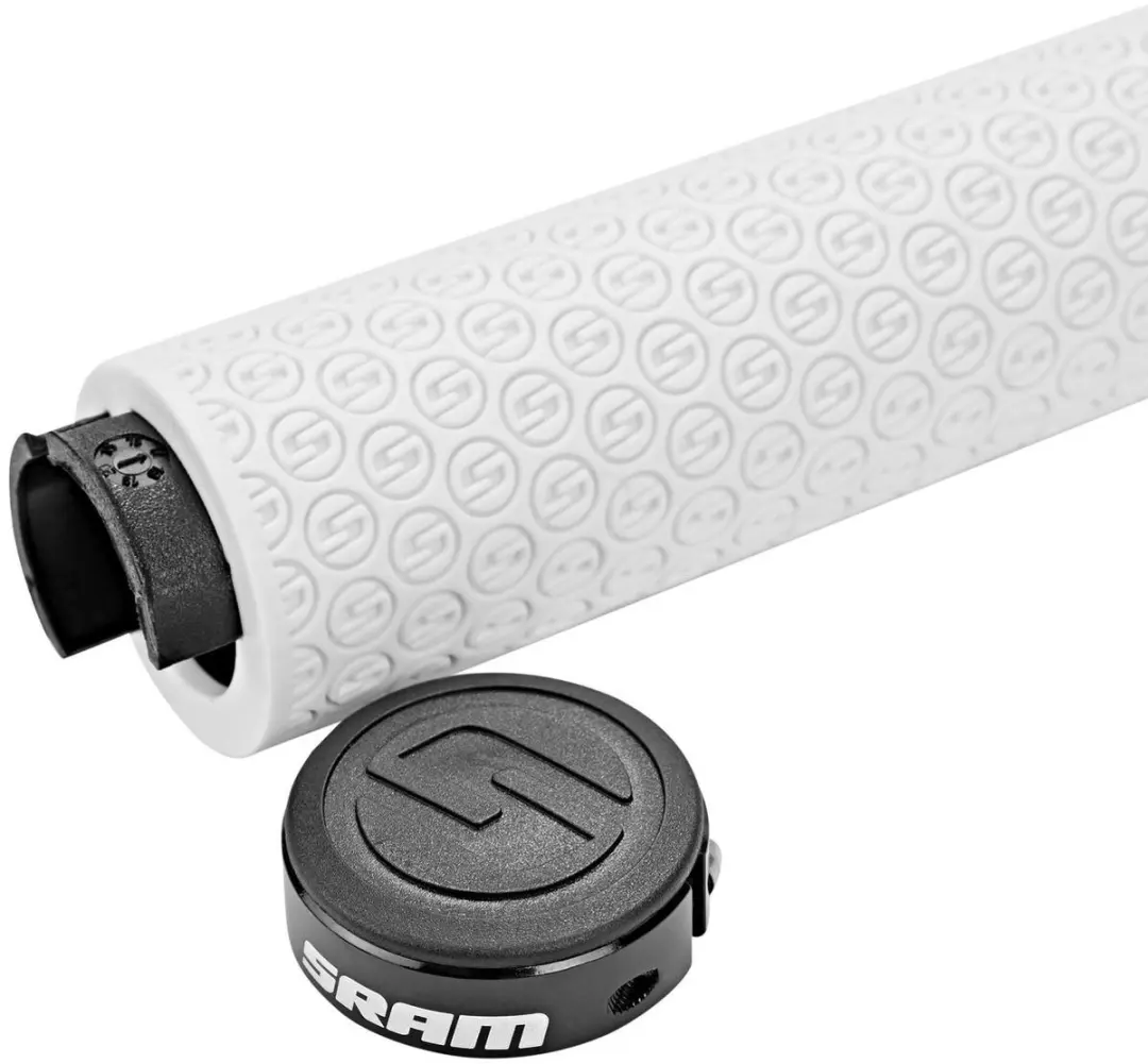 SRAM DH Silicone MTB-handvatten 130mm - Wit - afbeelding 2 van 3