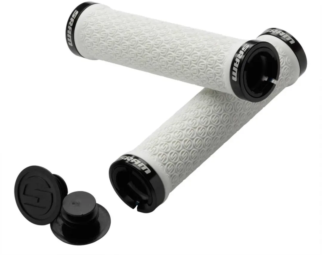 SRAM DH Silicone MTB-handvatten 130mm - Wit - afbeelding 3 van 3