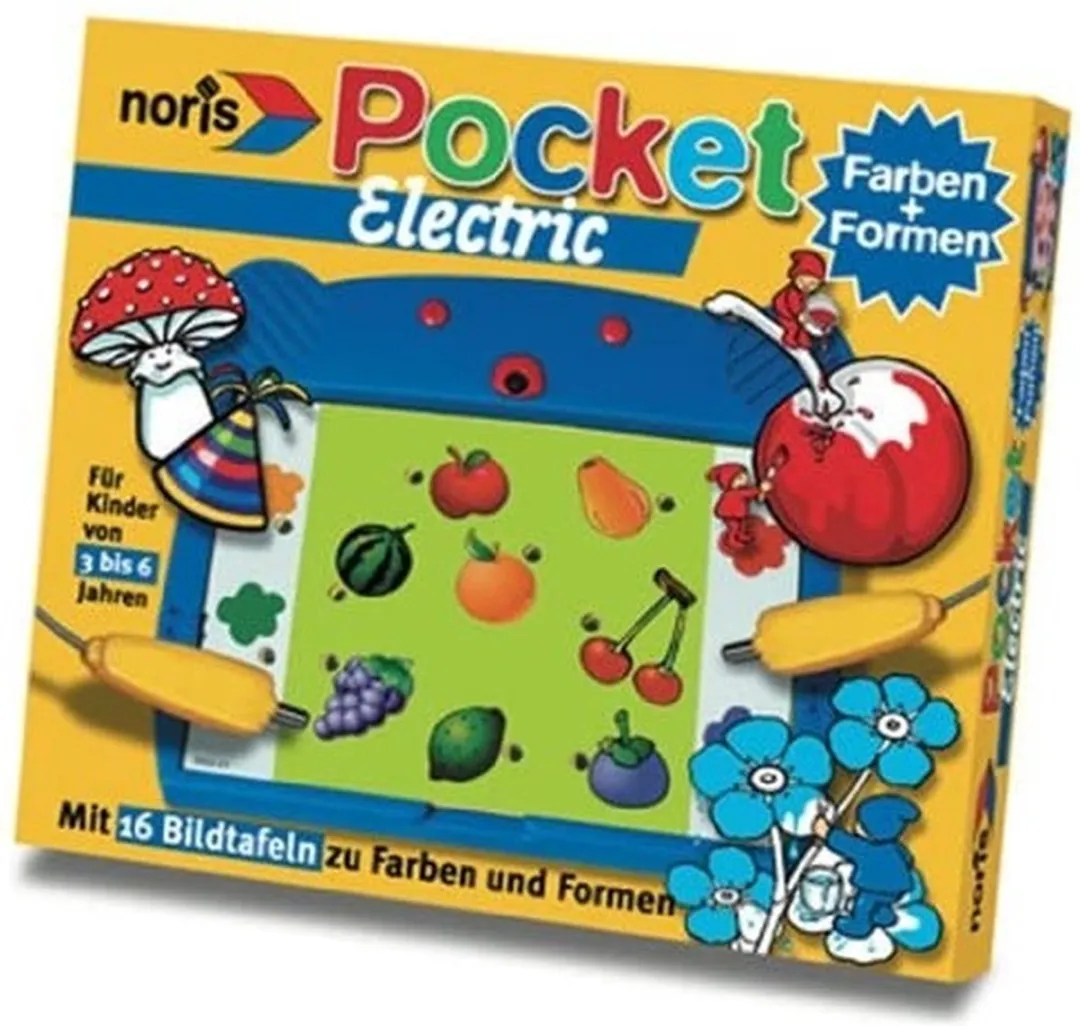 Noris Pocket Electric Kleuren en Vormen - 16 Kaarten