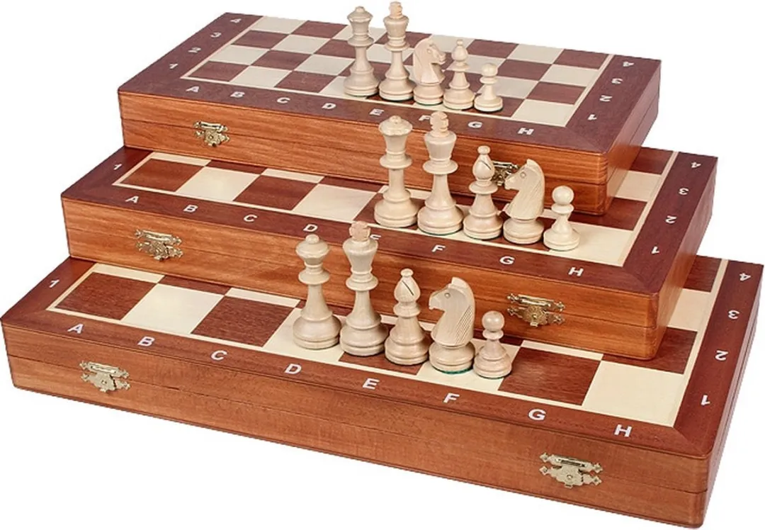 HOT Games Tournament 6 Schaakset CHW43 SET - 54x54cm