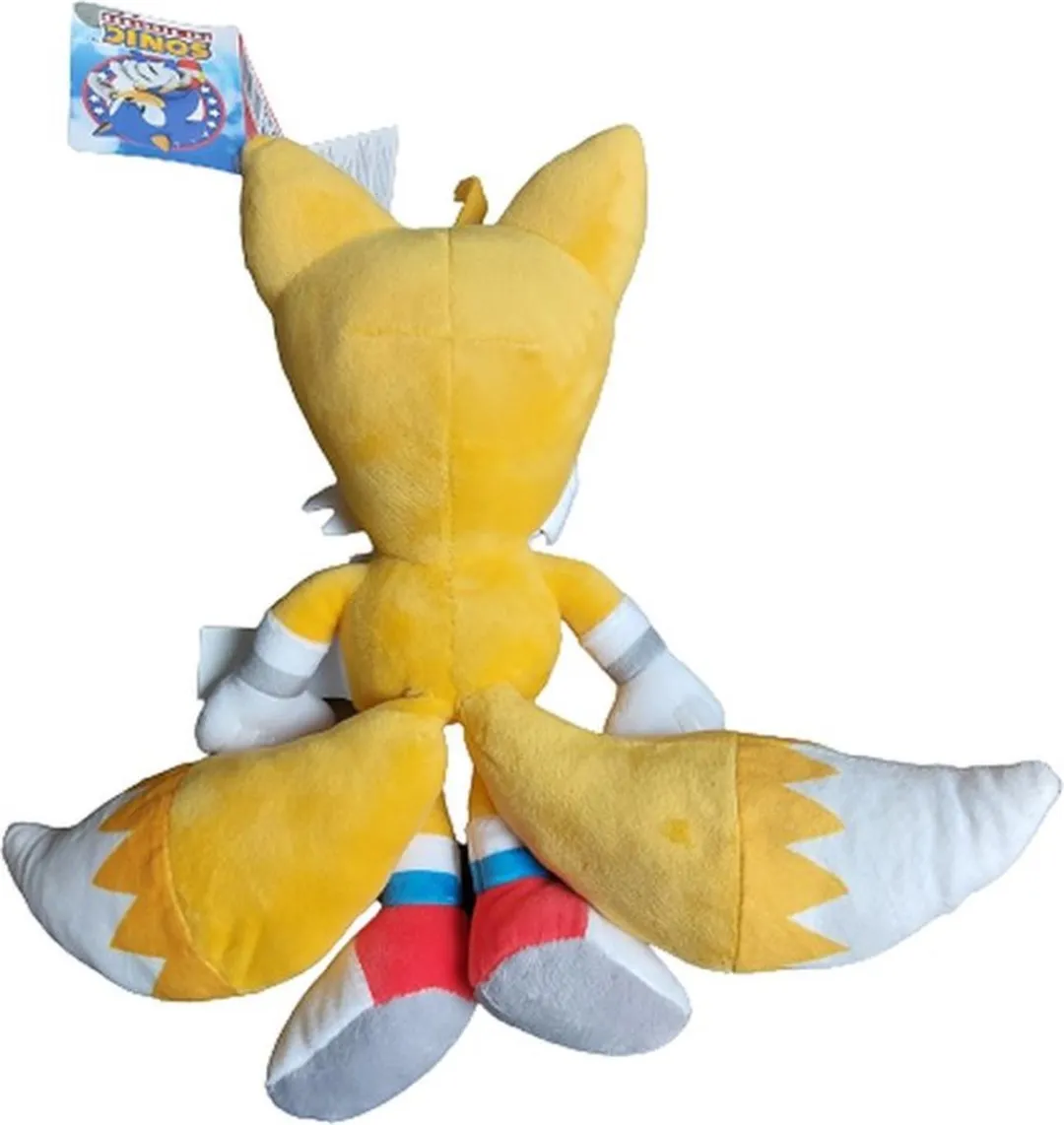 Sonic Miles Prower Pluche Knuffel - Geel 34cm