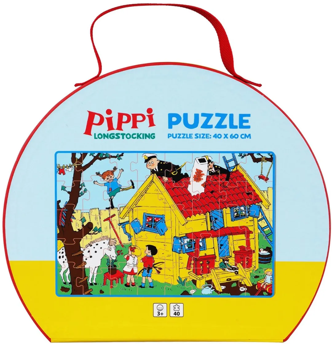 Barbo Toys Pippi Langkous Stripfiguren - 40 Stuks - Meerkleurig