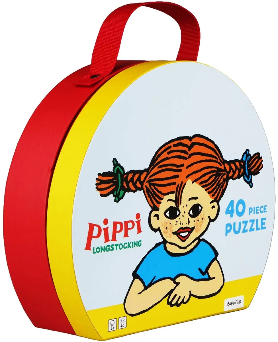 Barbo Toys Pippi Langkous Stripfiguren - 40 Stuks - Meerkleurig