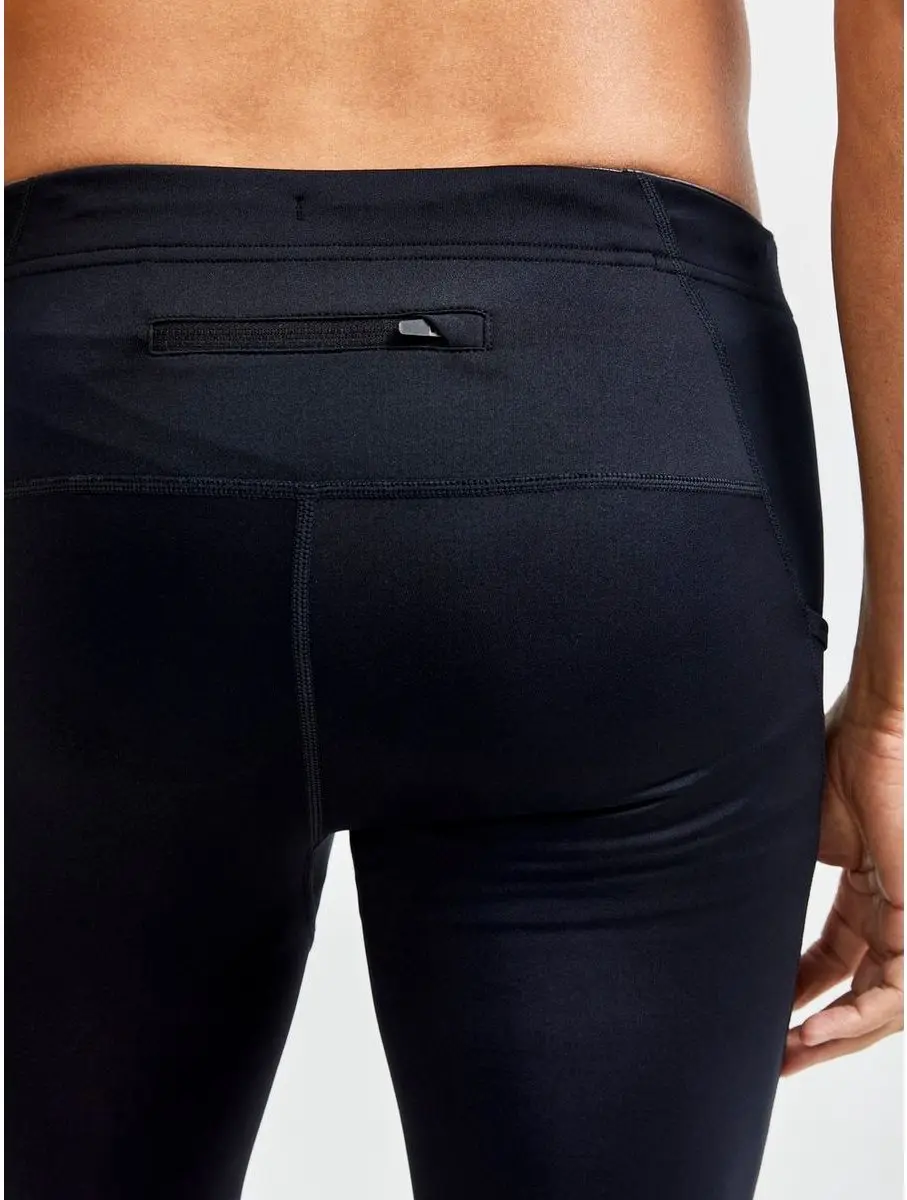 Craft Adv Essence Zip Tights Heren - Zwart - L - afbeelding 4 van 6