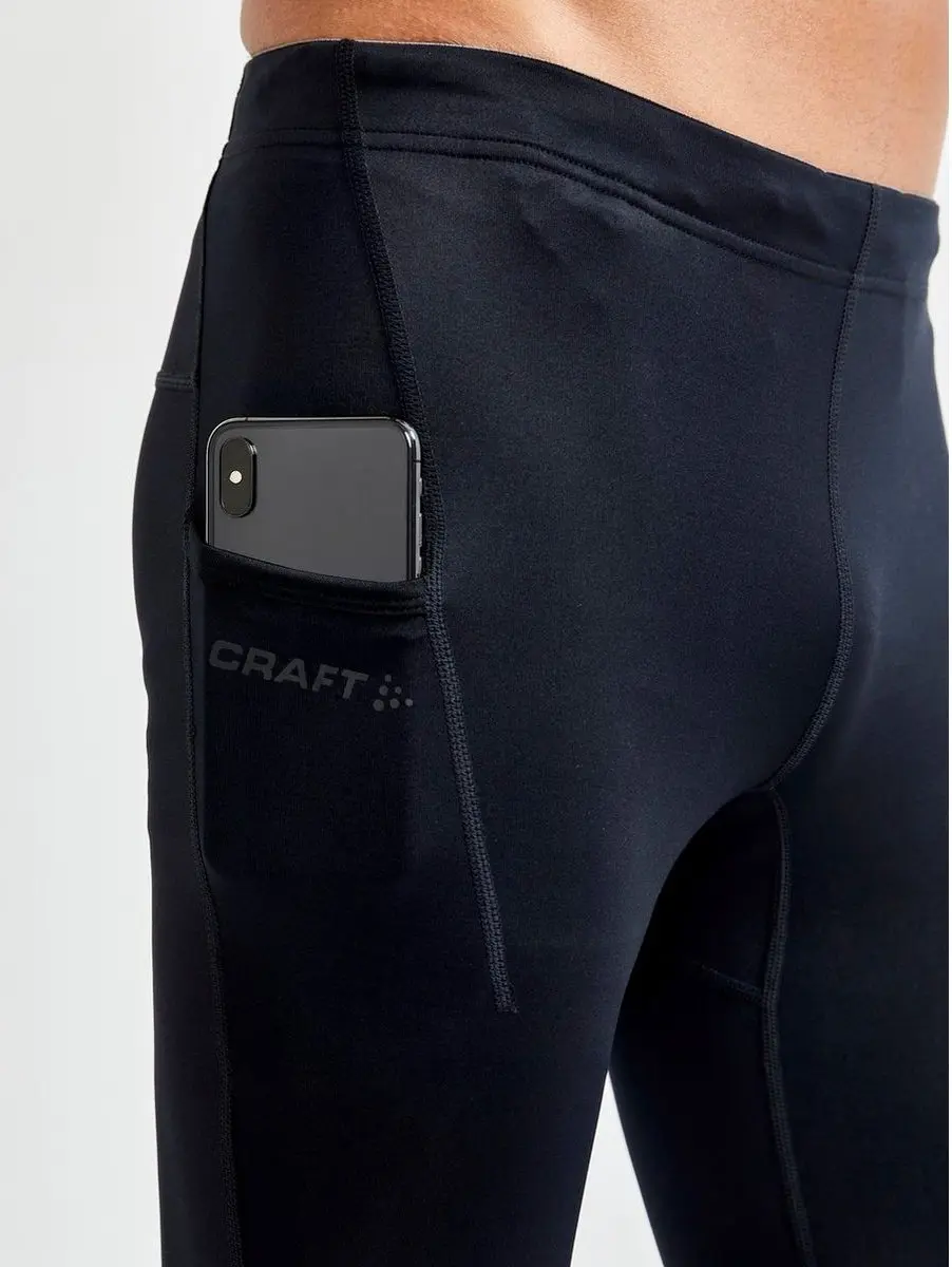 Craft Adv Essence Zip Tights Heren - Zwart - L - afbeelding 6 van 6