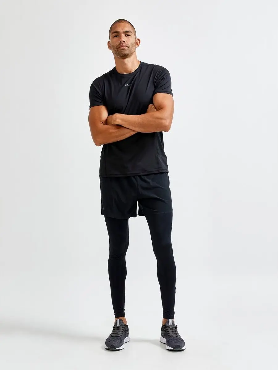 Craft Adv Essence Zip Tights Heren - Zwart - L - afbeelding 2 van 6