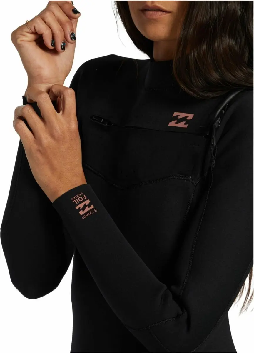 Billabong Dames Foil 5/4 mm Wetsuit - Borstritssluiting - afbeelding 4 van 6