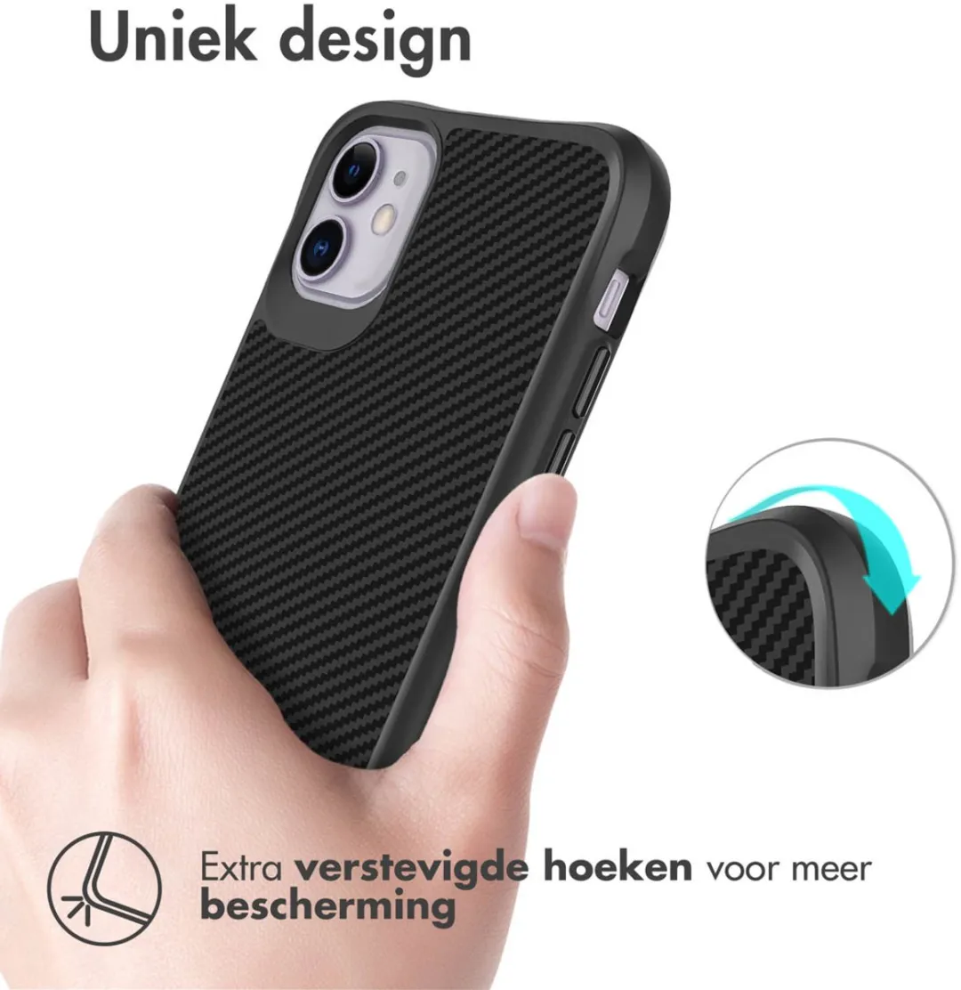 Imoshion Hybrid Carbon Hoesje iPhone 11 - Zwart