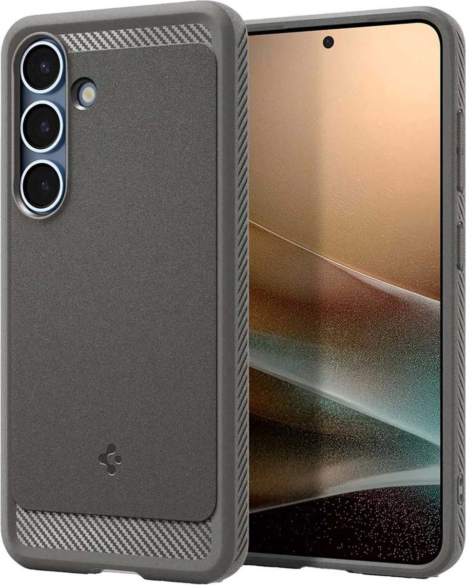 Spigen Rugged Armor ACS08978 Backcover - Samsung Galaxy S25 Plus - Grijs