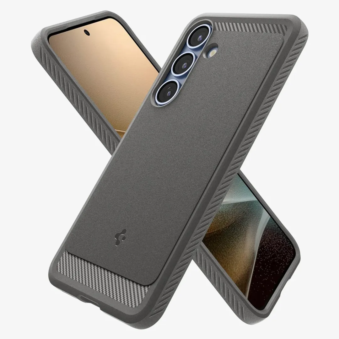 Spigen Rugged Armor ACS08978 Backcover - Samsung Galaxy S25 Plus - Grijs