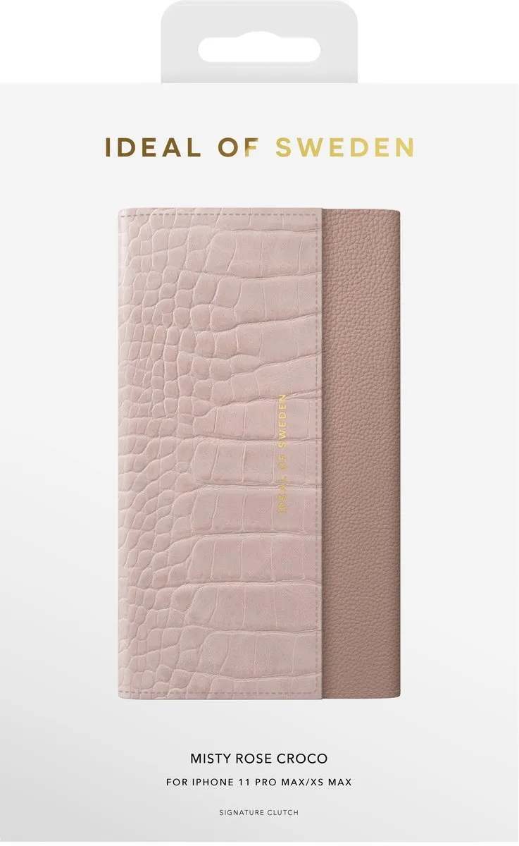 iDeal of Sweden Signature Clutch iPhone 11 Pro Max/XS Max - 3 Pasjes - Misty Rose