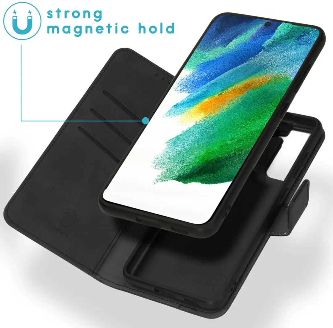 Imoshion Hoesje Samsung Galaxy S21 FE 3 Pasjes - Zwart