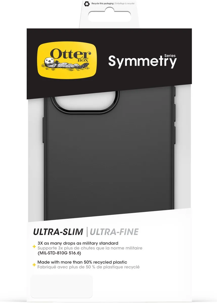 OtterBox Symmetry Case 77-92631 iPhone 15 Pro Max - Zwart