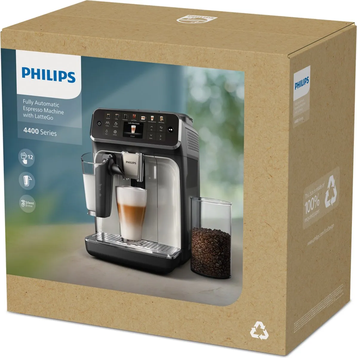 Philips Espressomachine EP4441/50 - Zwart