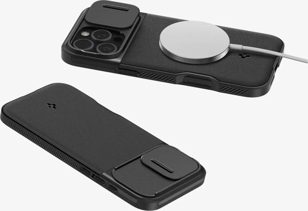 Spigen Optik Armor MagSafe iPhone 16 Pro Max Hoesje - Zwart