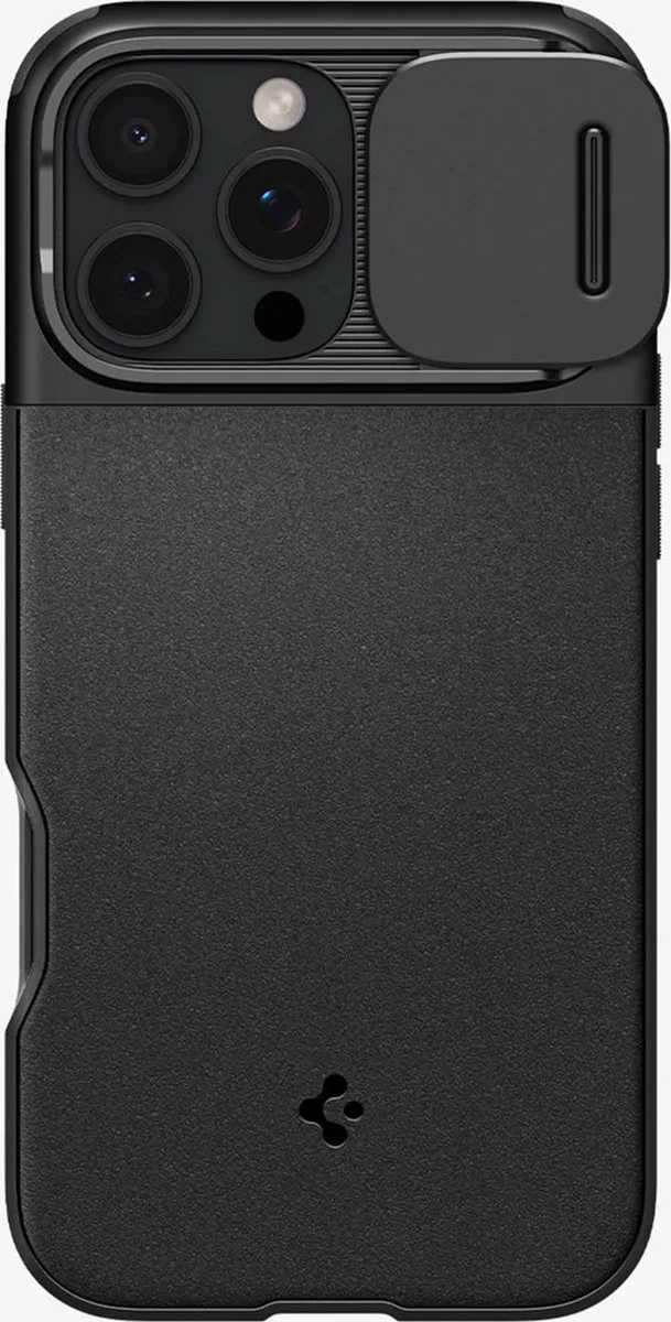 Spigen Optik Armor MagSafe iPhone 16 Pro Max Hoesje - Zwart