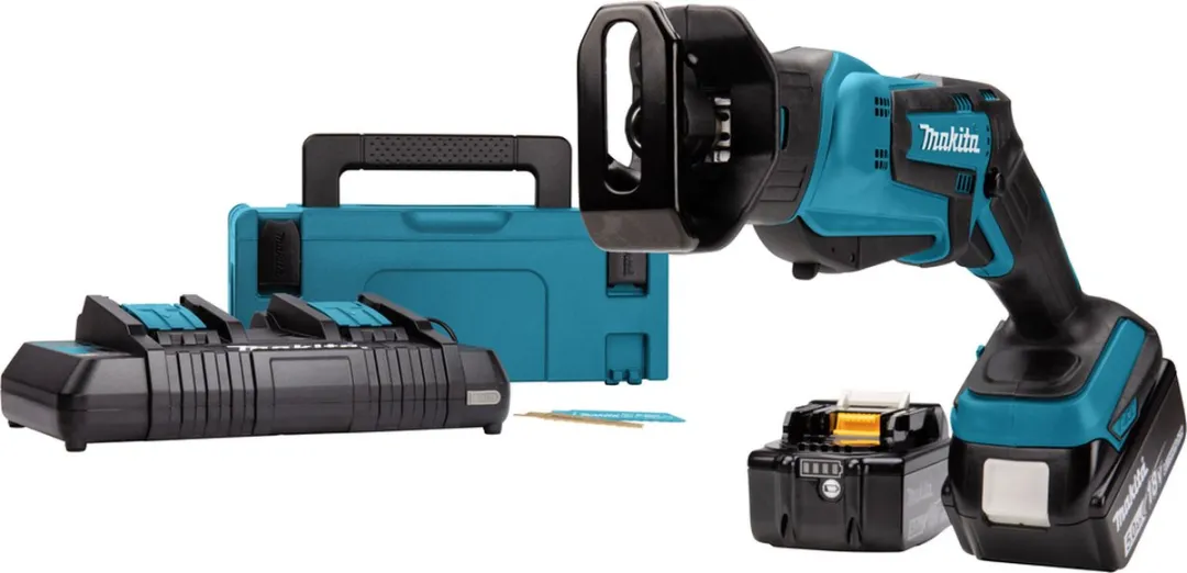 Makita DJR183PTJ Reciprozaagset - 2x 5,0Ah