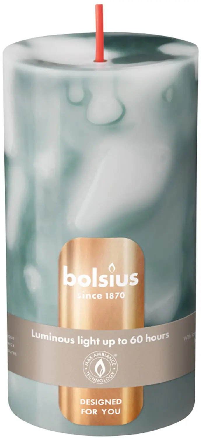 Bolsius Gladde Stompkaarsen 130/68 mm Botticino Beige (1 stuk)