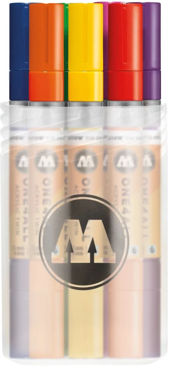 Molotow ONE4ALL Acrylic Twin 12x Basic-Set