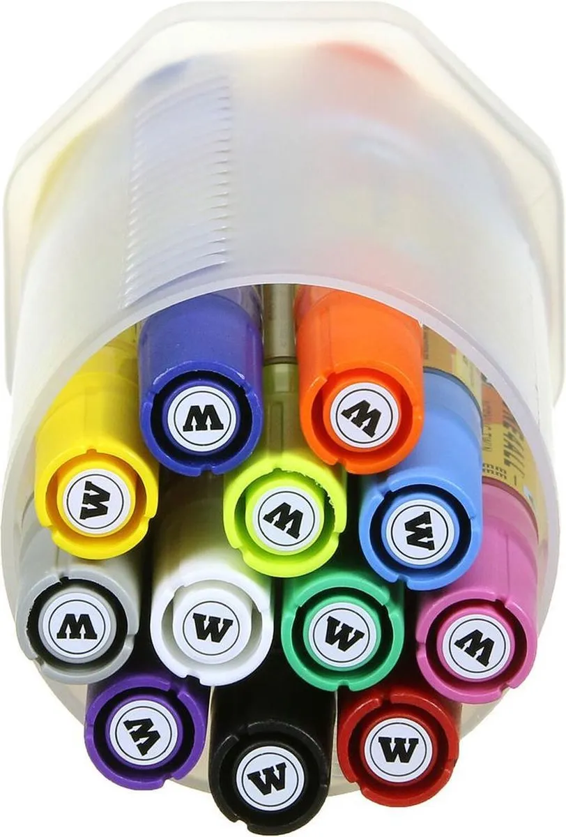 Molotow ONE4ALL Acrylic Twin 12x Basic-Set - Multi