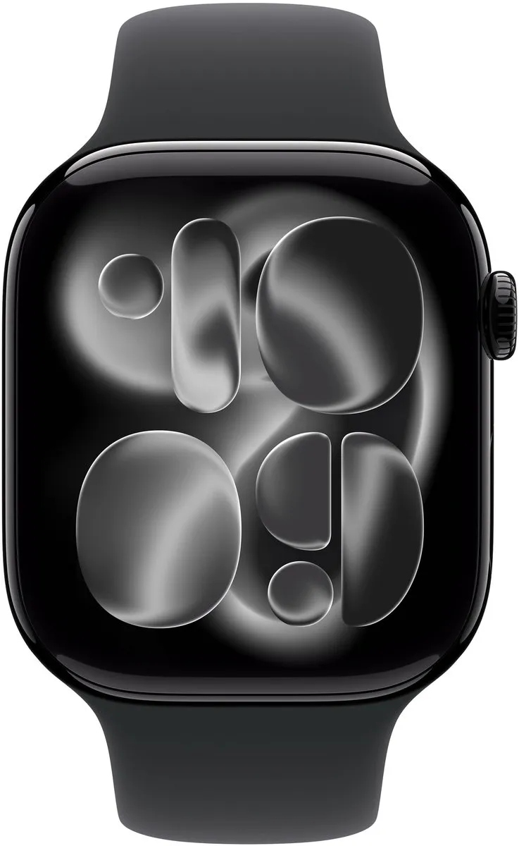 Apple Watch 11 46mm Jet Black Aluminium - S/M
