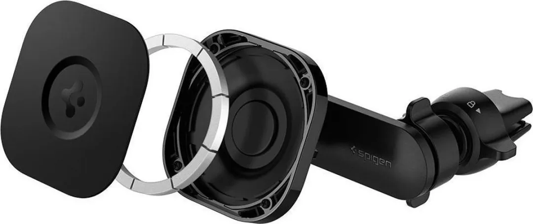 Spigen OneTap MagSafe Vent iPhone Houder - Zwart