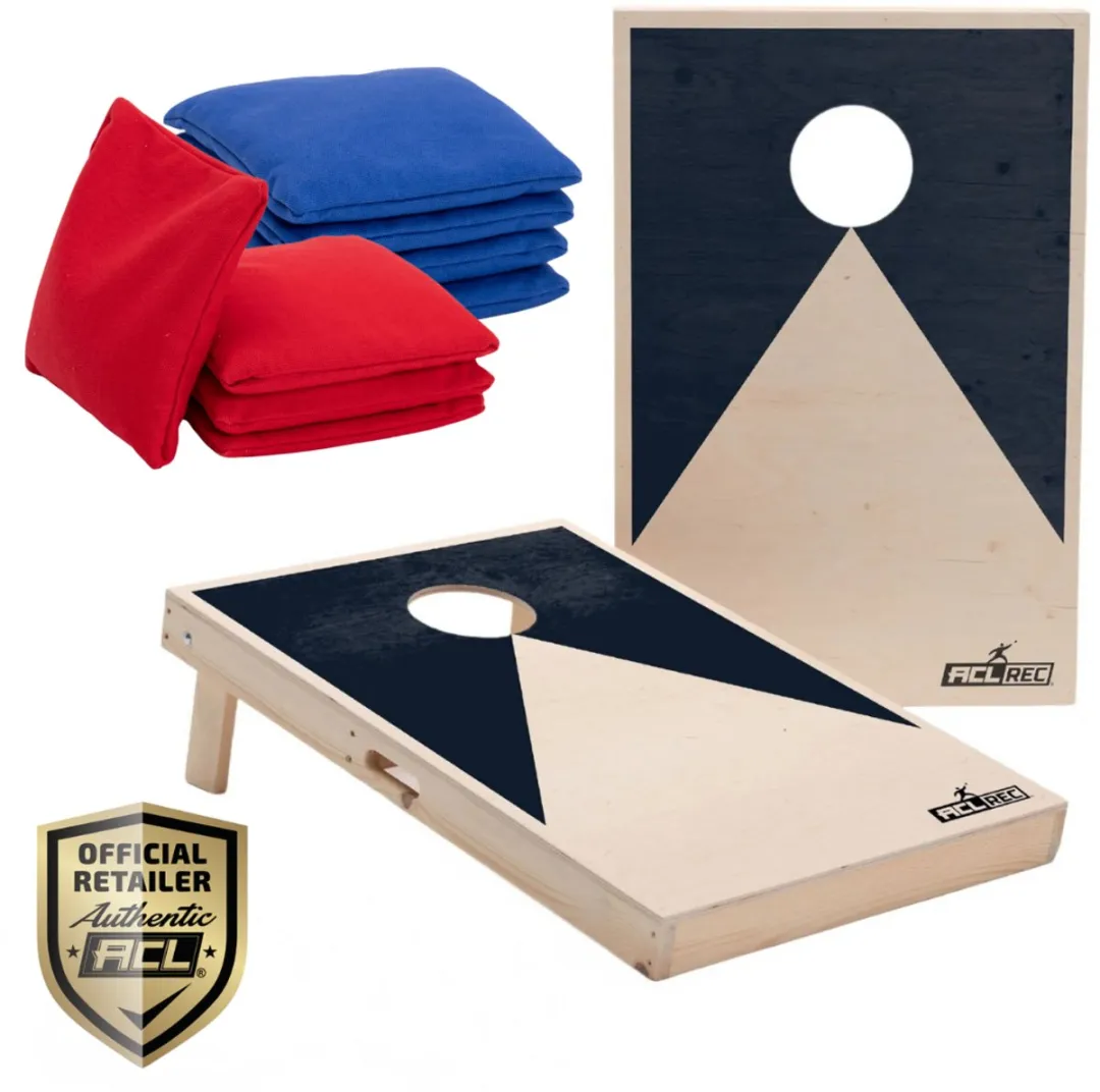 Wicked Wood Games Cornhole Set Zwart Design 90x60cm