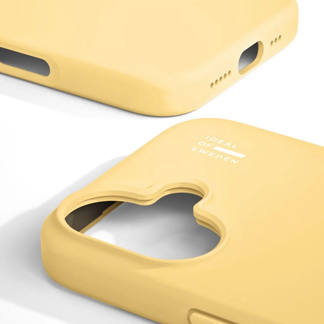 iDeal of Sweden iPhone 16 Silicone Hoes - Geel - IDSIC-I2461-516