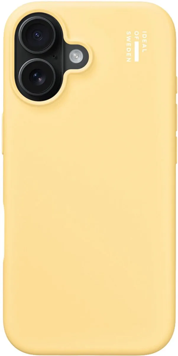 iDeal of Sweden iPhone 16 Silicone Hoes - Geel - IDSIC-I2461-516