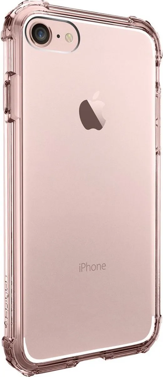 Spigen Crystal Shell iPhone 7/8 Hoesje 7G64455903 - Roze Transparant - afbeelding 6 van 6