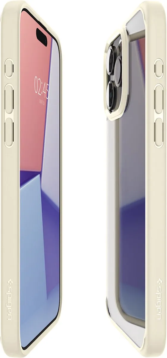 Spigen Ultra Hybrid ACS06571 Hoesje iPhone 15 Pro Max - Matte Beige