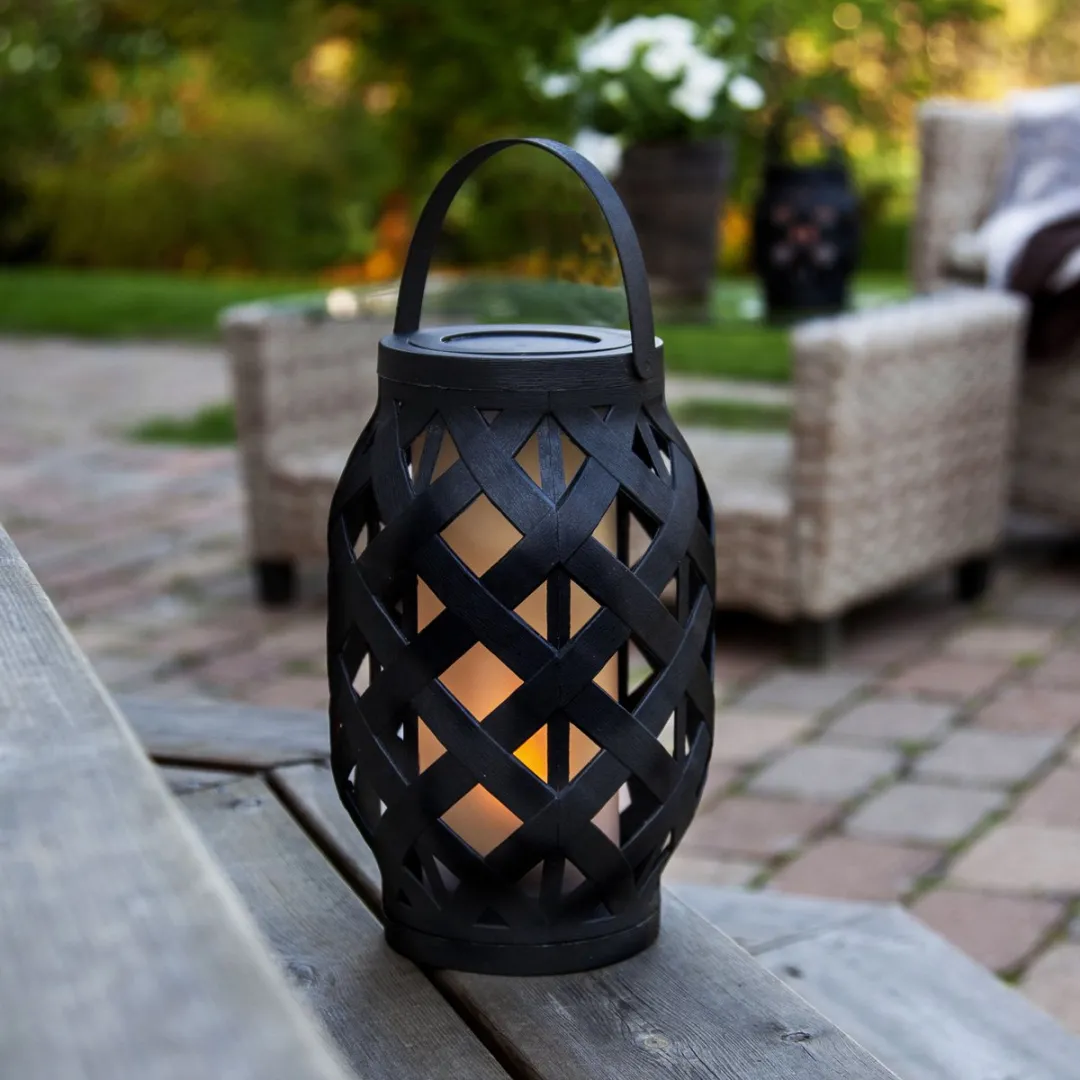 Star Trading Flame LED Lantaarn - Zwart