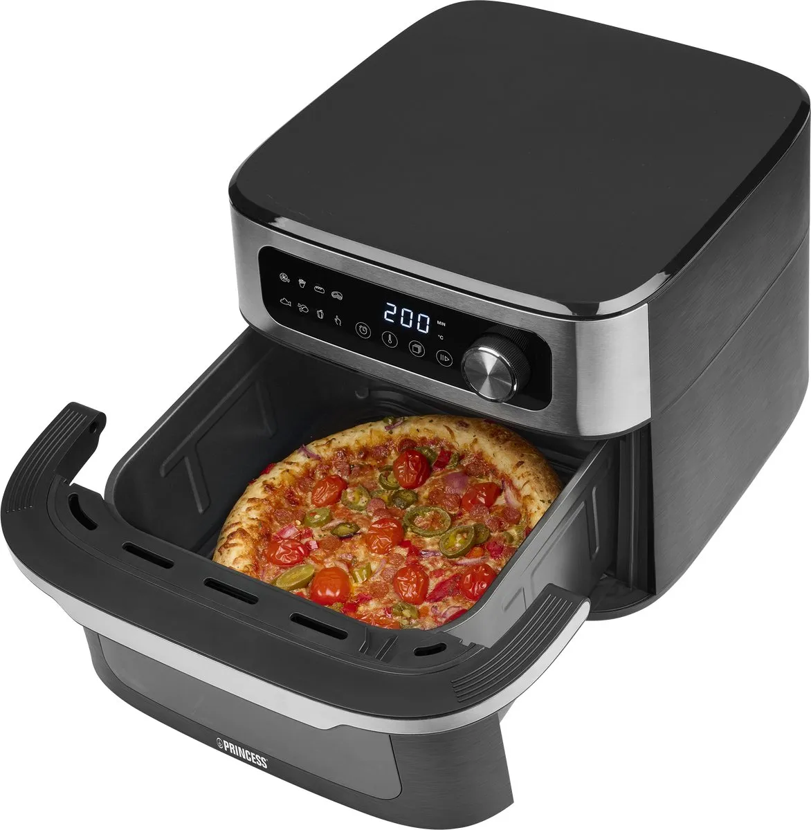Princess MaxiCrisp Digital Airfryer 182262 1700W - 8 Programma's - Zwart - afbeelding 6 van 6