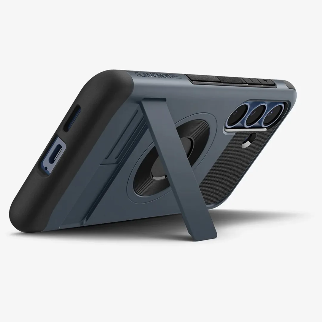 Spigen Slim Armor ACS08914 Backcover - Donkergrijs