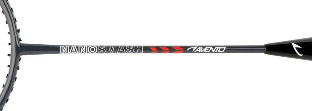 Avento Rally Aluminium Badmintonracket - Zwart/Grijs - afbeelding 2 van 6