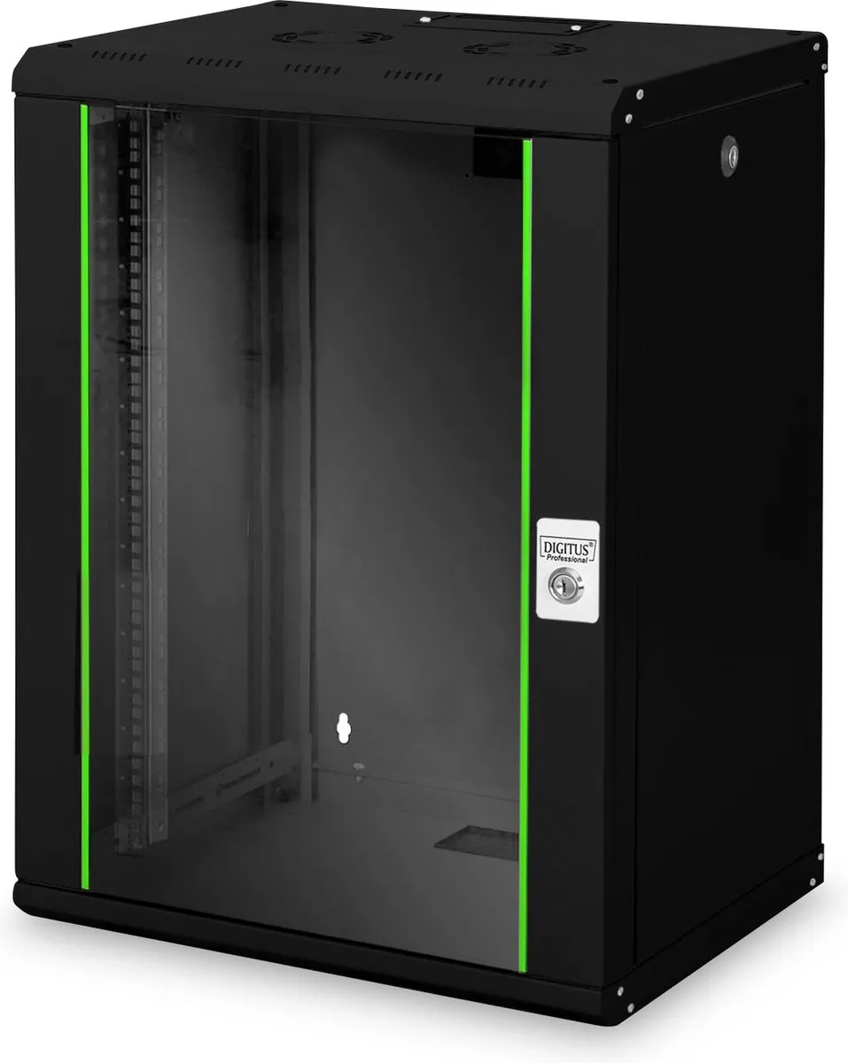 Digitus DN-19 16-U-SW Wandrek 16U - Zwart
