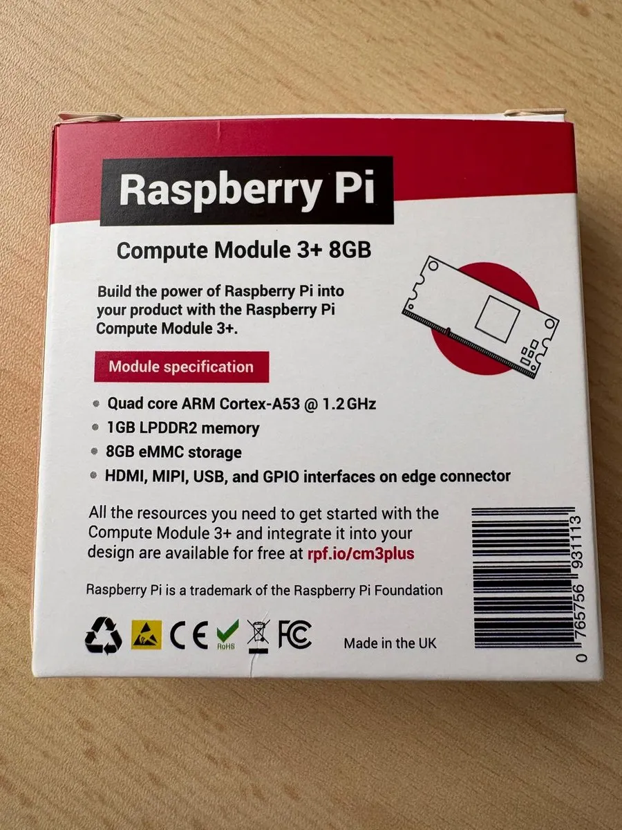 Raspberry Pi Compute Module 3+ CM3+8GB