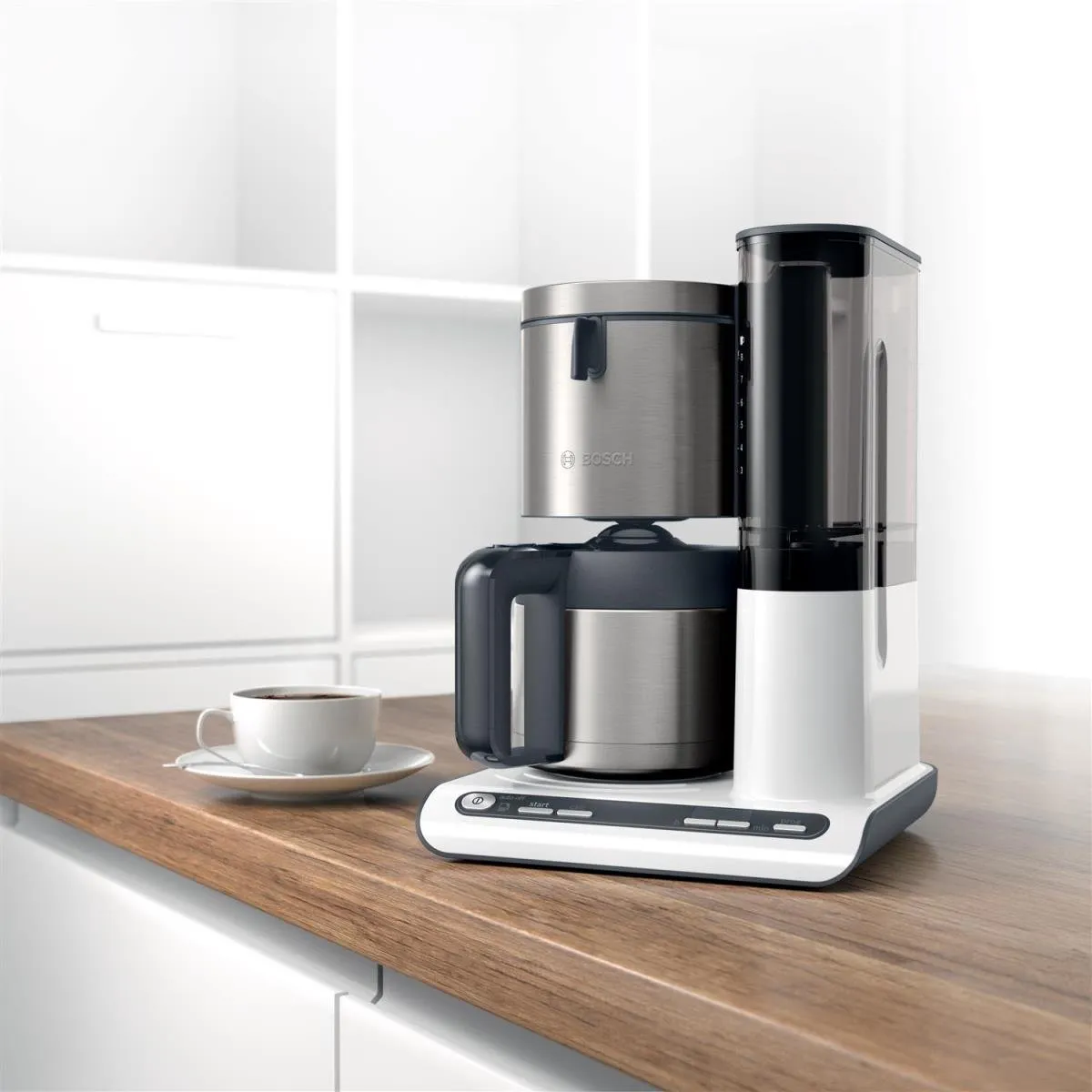 Bosch TKA8A681 Koffiezetapparaat 1,15L - 8 Kopjes - Wit